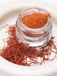 Saffron powder and saffron threads