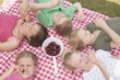 Foto: Children eating cherries Children eating cherries