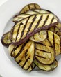 Grilled aubergine slices