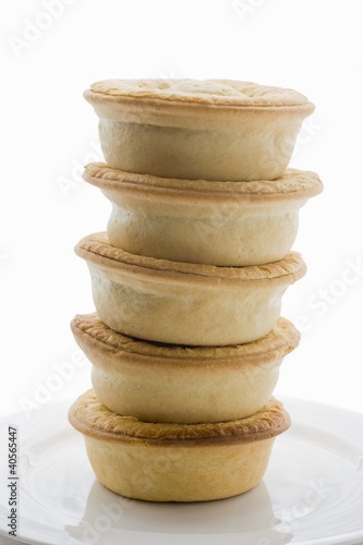 Photo: Meat pies, stacked (Australia) Meat pies, stacked (Australia)