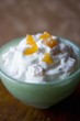Bowl of Greek Yogurt with Apricot
