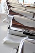 Buffet with warm food containers