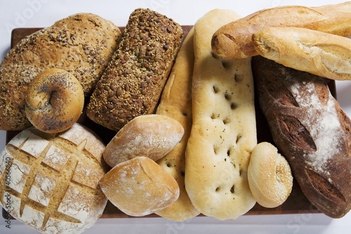 Foto: Various types of bread and bread rolls Various types of bread and bread rolls