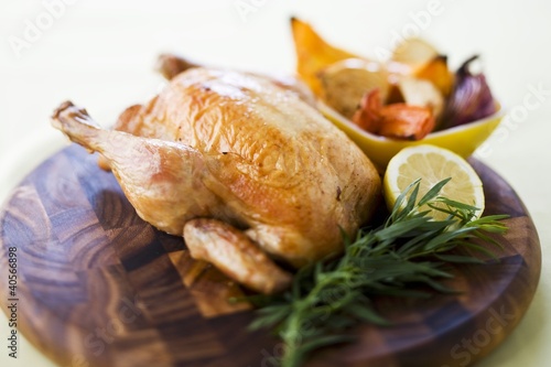 Foto: Lemon chicken with vegetables Lemon chicken with vegetables