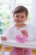 Little girl eating