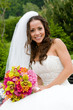 smiling bride
