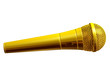golden microphone
