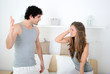 husband wants to hit his wife
