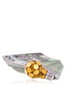 Great idea and glass bulb with many golden coins Great idea and glass bulb with many golden coins