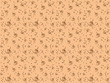 coffee theme seamless background - cups and beans