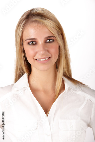 Photo: Beautiful blonde woman Beautiful blonde woman