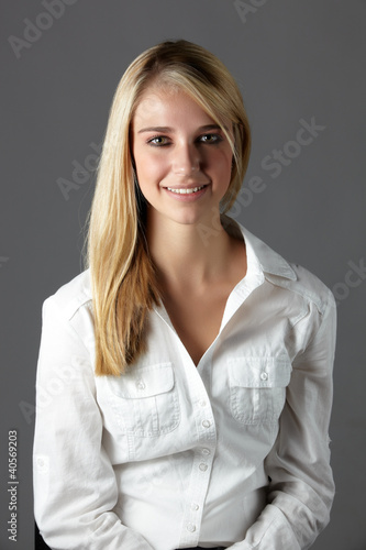 Photo: Beautiful blonde woman Beautiful blonde woman