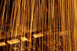 glowing metal sparks motion glowing metal sparks motion