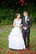 young wedding couple