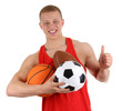 Photo: Sports ball guy Sports ball guy
