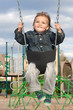 Young Boy Swinging