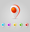 GPS Color Map Icons