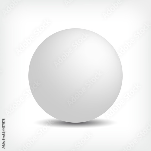 Vector: Kugel weiss matt Kugel weiss matt
