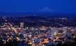 Beautiful city  and mountain view from pittock mansion