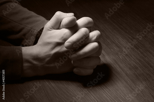 Photo: Image of praying hands Image of praying hands