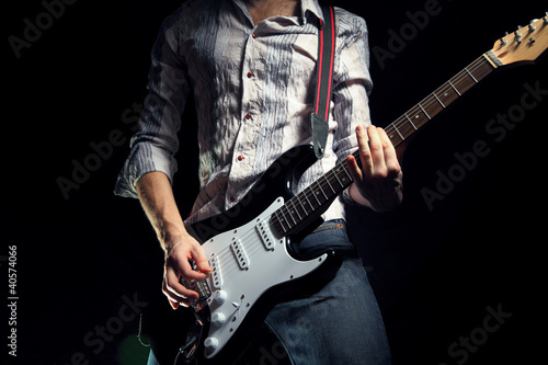 Photo: Image of guitar player Image of guitar player