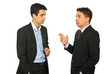 Executives men having conversation