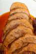 Deer roast with sauce