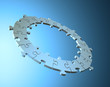 Puzzle ring background