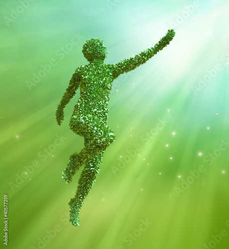 Illustration: Mother nature concept Mother nature concept