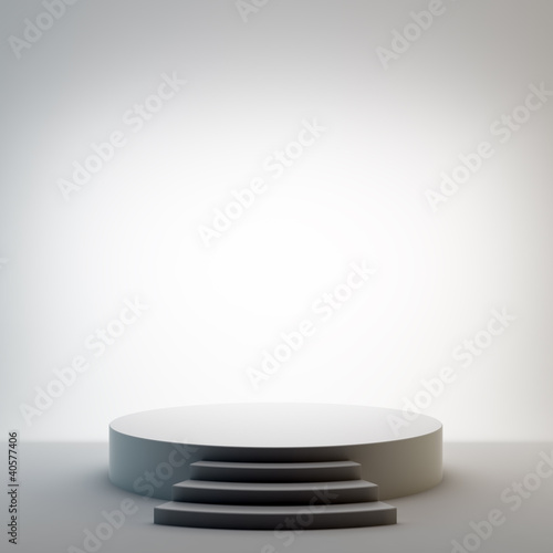 Illustration: round stage set round stage set