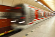 Photo: subway motion blur subway motion blur