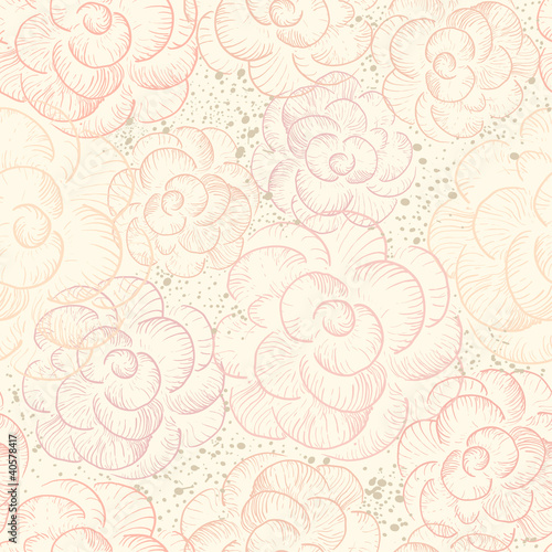Vektor: Abstract seamless flower texture Abstract seamless flower texture
