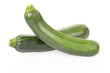 Fresh zucchini on white, clipping path included Fresh zucchini on white, clipping path included