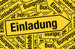 Pfeilschild Collage EINLADUNG