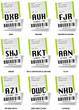 Vektor: Airport tag bags - Emirats Arabes unis Airport tag bags - Emirats Arabes unis