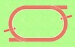 3d render of running way