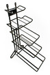 Black metal hanger-rack