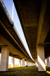 Under the highway. Urban scene Under the highway. Urban scene