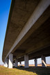 Under the highway. Urban scene Under the highway. Urban scene