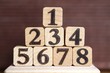 wooden cubes