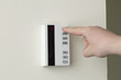Photo: panel of the air conditioning system panel of the air conditioning system