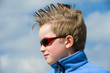 boy with sylish hair boy with sylish hair