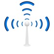 Antenne mit Funkwellen