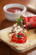 Provolone cheese and Stuffed Bell Pepper