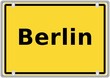Schild: Berlin