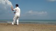 Video: man on the beach meditating man on the beach meditating
