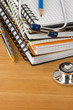 medical stethoscope with notebook medical stethoscope with notebook