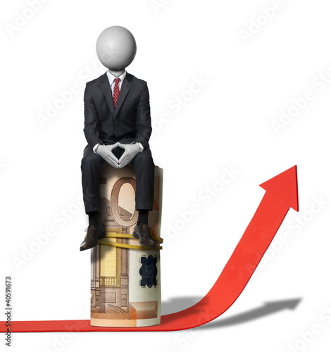 Foto: serious business manager Headman concept serious business manager Headman concept