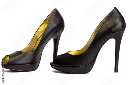 Foto: Black high -heeled shoes Black high -heeled shoes
