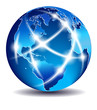 Vector: Communication World, Global Commerce - North South America and E Communication World, Global Commerce - North South America and E